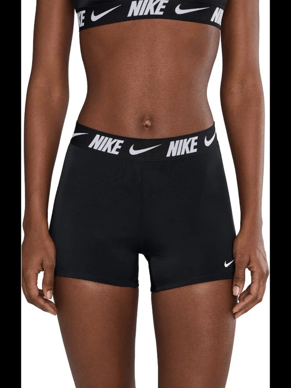 Nike Women's Logo Tape Kickshort Swim Shorts